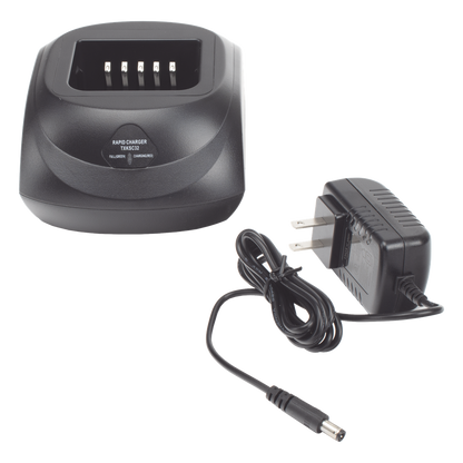 Cargador rápido de escritorio para radios Kenwood SERIE NX5000, NX410, TK-2180/3180