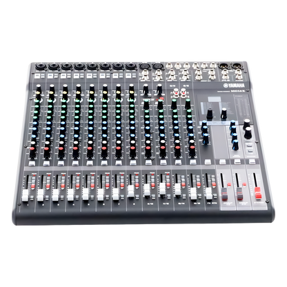 Mezcladora de Audio | 16 Canales | 10 Entradas de Micrófono | Entradas de Línea | Efectos | (MG16X)