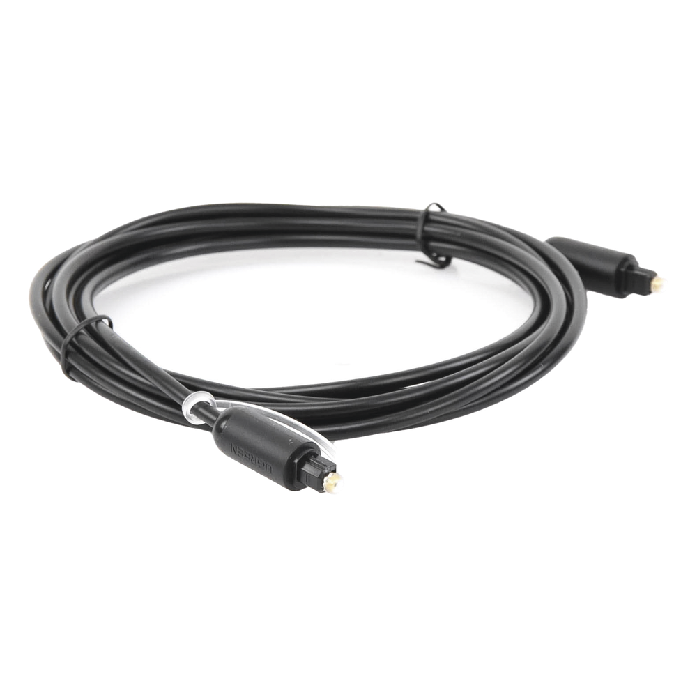 Cable Óptico Toslink (S/PDIF) de Alta Calidad para Audio Digital / 3 Metros (9.84 Pies) / Tapa de Protección / Dolby 7.1 Canales / Diseño Durable