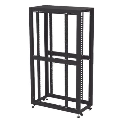 Gabinete Profesional para Telecomunicaciones de 45UR, 1200 mm Profundidad, Incluye 2 Organizadores Verticales de 45 Unidades de Rack, Se envía el