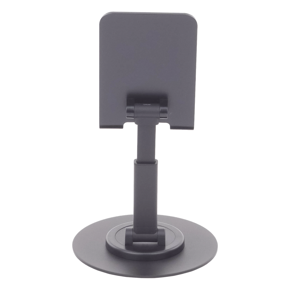 Soporte para Teléfono Celular Giratorio | 360° de Rotación | Angulo Ajustable | Altura Ajustable 17-20cm | Antideslizante | Ejes Giratorios de Alta