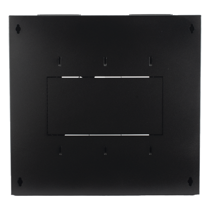 Gabinete Abatible de Pared (Con Marco Trasero) con Rack 19" de 12 Unidades. Ventana de Cristal Templado.