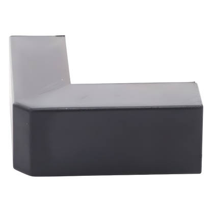 Esquinero Exterior Color Negro de PVC Auto Axtinguible, Para Canaleta TMK-1720-N-CC (5210-02003)