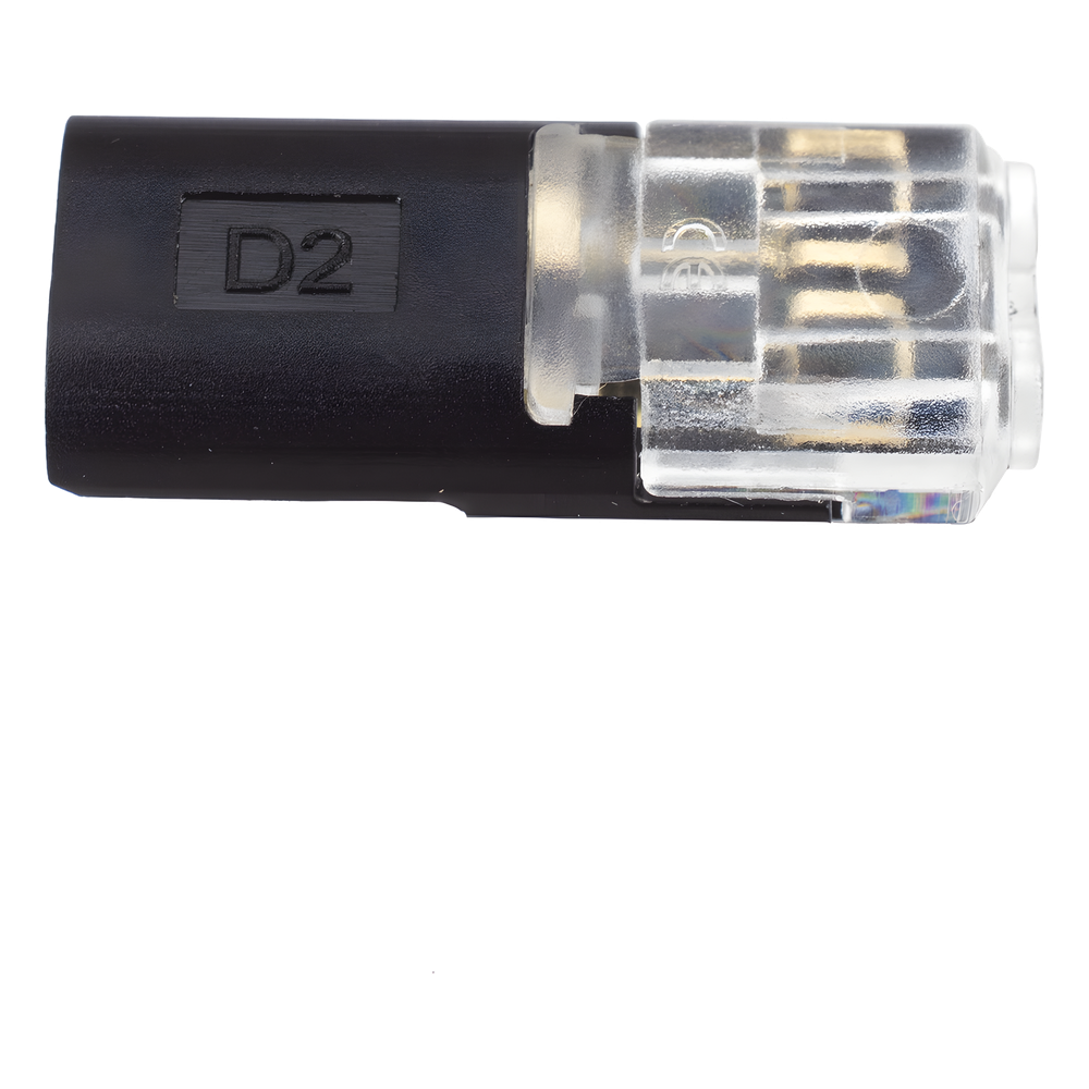 Bolsa con 25 conectores / Enchufables / Para 2 cables / compatibles en calibre 22 al 18 AWG