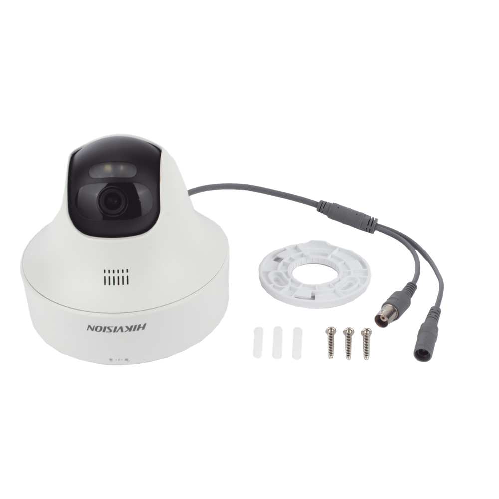 [Audio Bidireccional + Dual Light + ColorVu] PT TURBOHD 2 Megapixel (1080p) / Lente 3.6 mm / 25 mts IR EXIR + 20 mts Luz Blanca / Micrófono y Bocina
