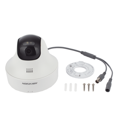 [Audio Bidireccional + Dual Light + ColorVu] PT TURBOHD 2 Megapixel (1080p) / Lente 3.6 mm / 25 mts IR EXIR + 20 mts Luz Blanca / Micrófono y Bocina