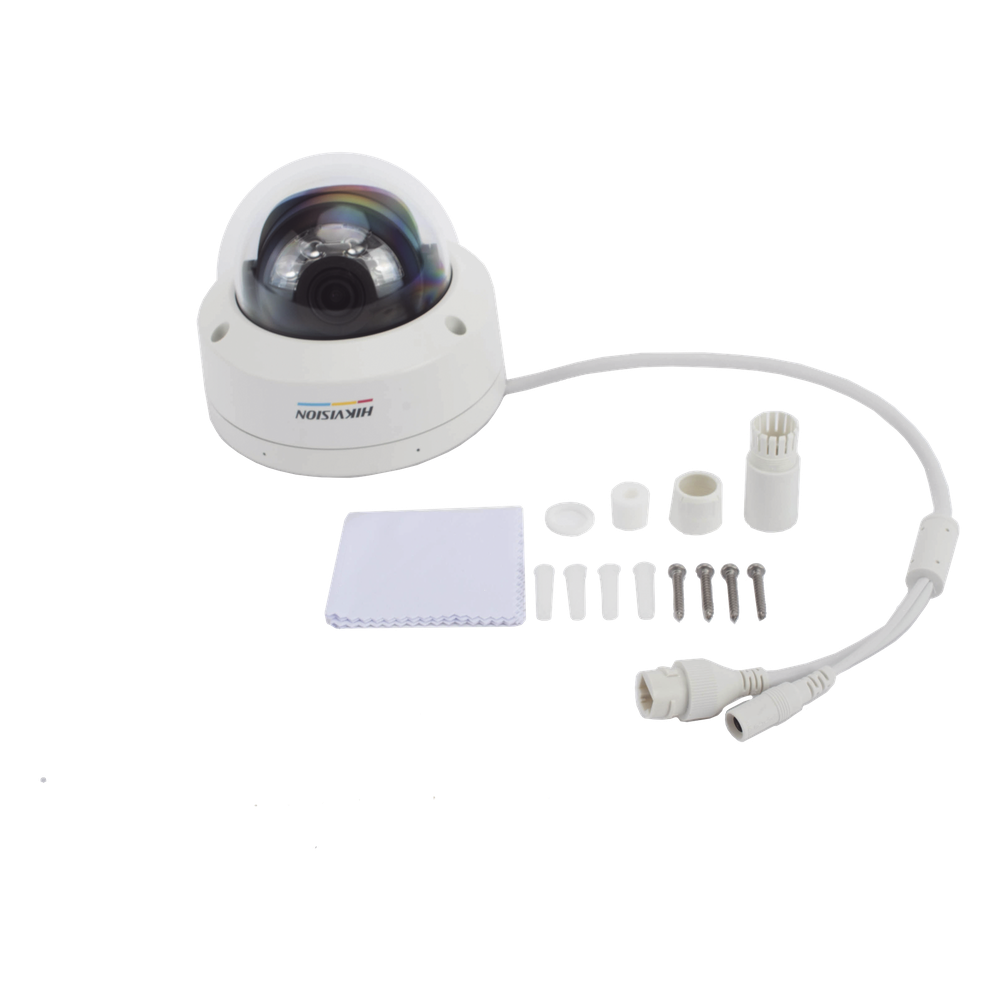 [ColorVu 3.0 + MD 3.0] Domo IP 6 Megapixel / Lente 2.8 mm / 30 mts IR + 30 mts Luz Blanca / Micrófono Integrado / Motion Detection 3.0 / Exterior