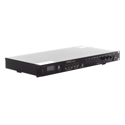 Amplificador de Audio | 2 x 60W | Baja Impedancia 4 - 8&Omega; | Reproductor Bluetooth, USB, SD | Efectos Integrados Delay, Echo, Repeat