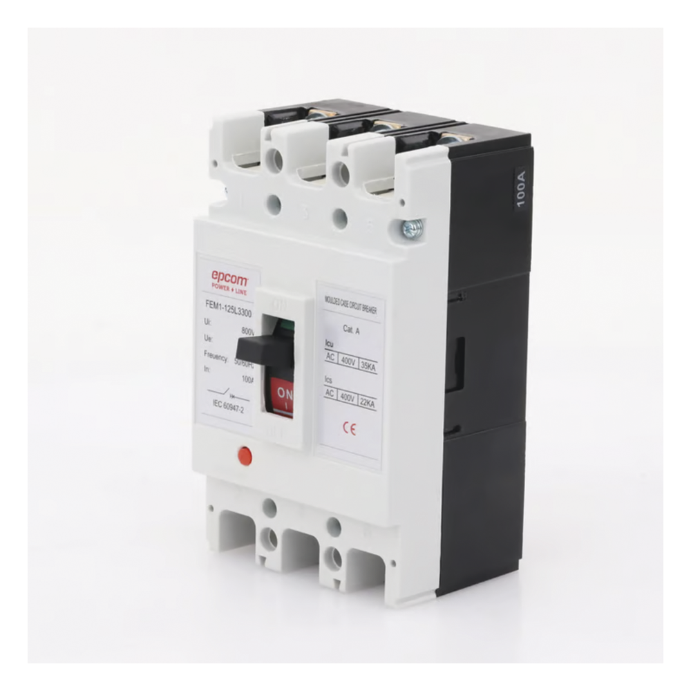Protección Térmica/ Interruptor 3P, 100A, Corriente Alterna 690 V CA Trifásica.