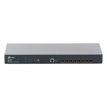 Switch Fibra Óptica L2+ Omada / 8 Puertos SFP+ 10G / 2 Puertos Consola (RJ45 y micro-USB) / Administración Centralizada Omada o Stand-Alone