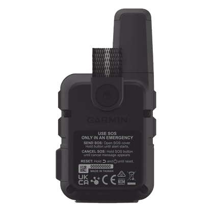 GPS portátil inReach® Mini 2 / Pantalla Monocroma Transflectiva 23 x 23 mm / Resolución 176 x 176 píxeles / Batería Recargable de Iones de Litio