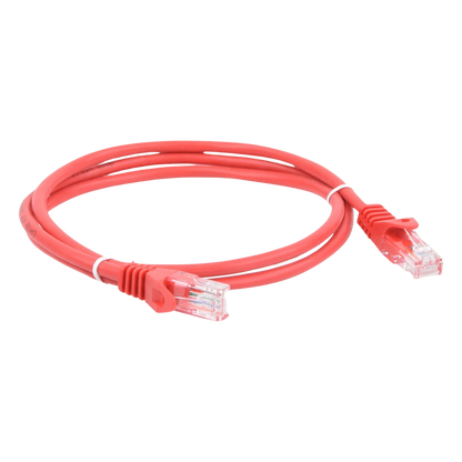 Cable de Parcheo UTP Cat6 - 0.5 Metros (1.64 Pies) - Rojo
