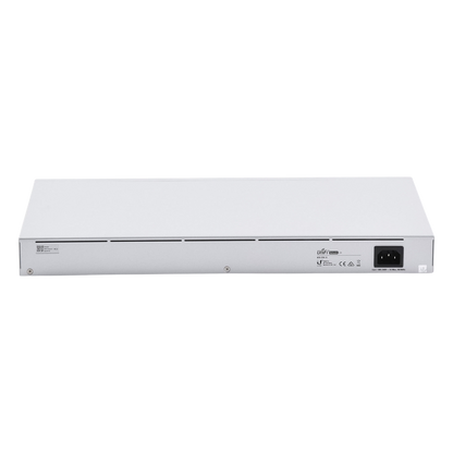 UniFi Switch USW-24, Capa 2 de 24 puertos 10/100/1000 Mbps + 2 puertos 1G SFP, pantalla informativa