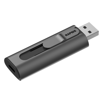 Memoria USB Dual SSD / 256 GB / USB-C y USB-A / 560 MB/s Lectura / OTG / Aleación de Aluminio
