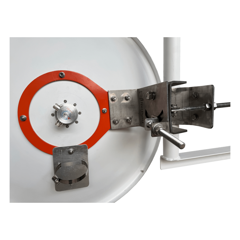 Antena Direccional / 2 ft / 5.9-7 GHz / Ganancia 32 dBi / SLANT de 45 ° y 90° / Incluye Jumpers con conector N-Macho a RPSMA / montaje y radomo