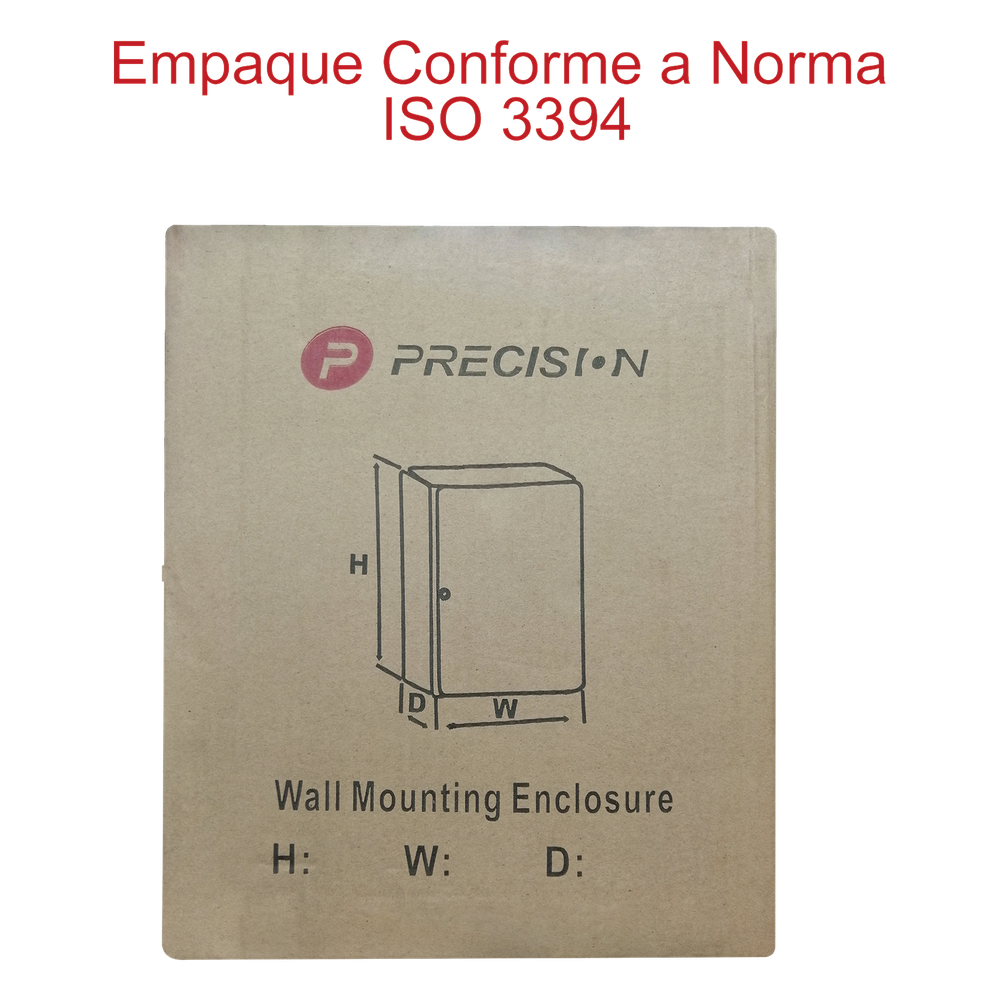 Gabinete de Acero IP66 Uso en Intemperie (400 x 400 x 200 mm) con Placa Trasera Interior de Metal y Compuerta Inferior Atornillable (Incluye Chapa y