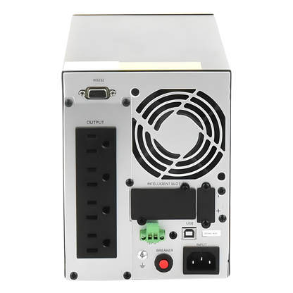 UPS de 1000 VA/900 W, Online Doble Conversión, Entrada 120 Vca NEMA 5-15P, Onda Senoidal Pura, Tipo Torre, Con 4 Tomas NEMA 5-15R