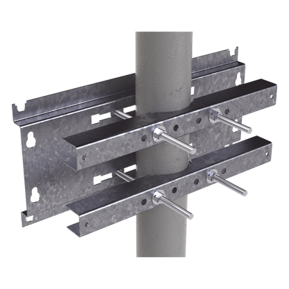 Herraje para Fijación a Pared, Torre o Poste compatible con LP-FORTE-09U-R3.