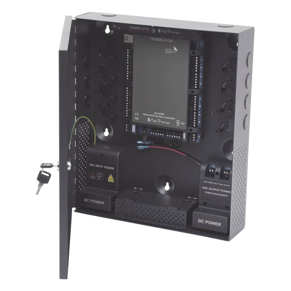 Controlador de acceso para 4 lectoras / Expandible a 56 Lectoras / Compatible con Sistema de Elevadores / 100,000 Usuarios