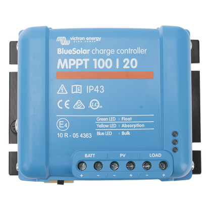 BlueSolar MPPT 100/20. Controlador Solar MPPT 20A, Voltaje Selección Automática: 12/24/48 Vcc.