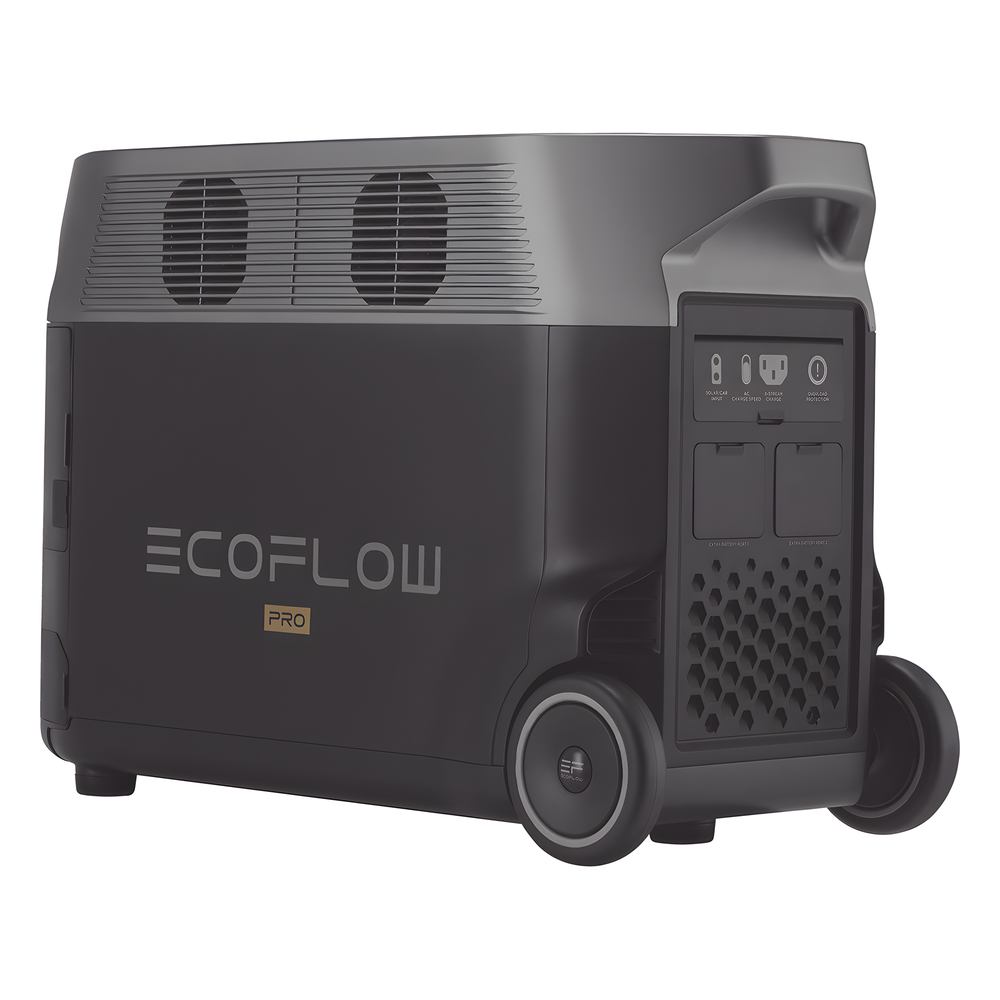 Estación de Energía Portátil DELTA PRO 3600Wh Litio LFP / 5 AC 3600W (7200W Pico) / 2 USB-C 200W / Capacidad para Aumentar Respaldo / Cargador de