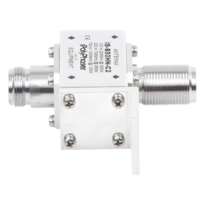 Protector Coaxial RF / 125-1000 MHz / 50 &Omega; / Conectores N Hembra / Ceja Frontal / 500W