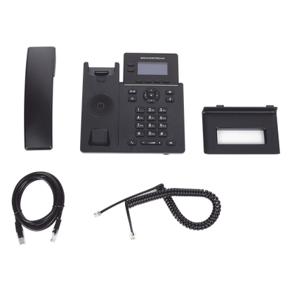 Teléfono IP Grado Operador, 2 líneas SIP con 4 cuentas, PoE, codec Opus, IPV4/IPV6 con gestión en la nube GDMS