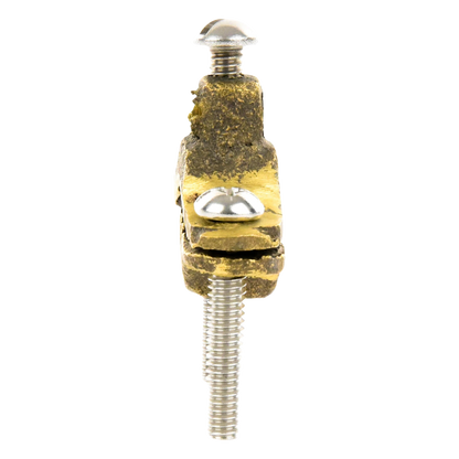 Conector Tubo a Cable / Bronce 100% / Tubo hasta 1 1/4 in / Cable 4 AWG / Aterrizaje Torres TZ / Sin Soldadura