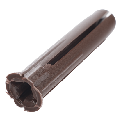 Paquete de 10 taquetes café 1 3/4" y 10 tornillos 10mm x 1 3/4" (1104-05002)