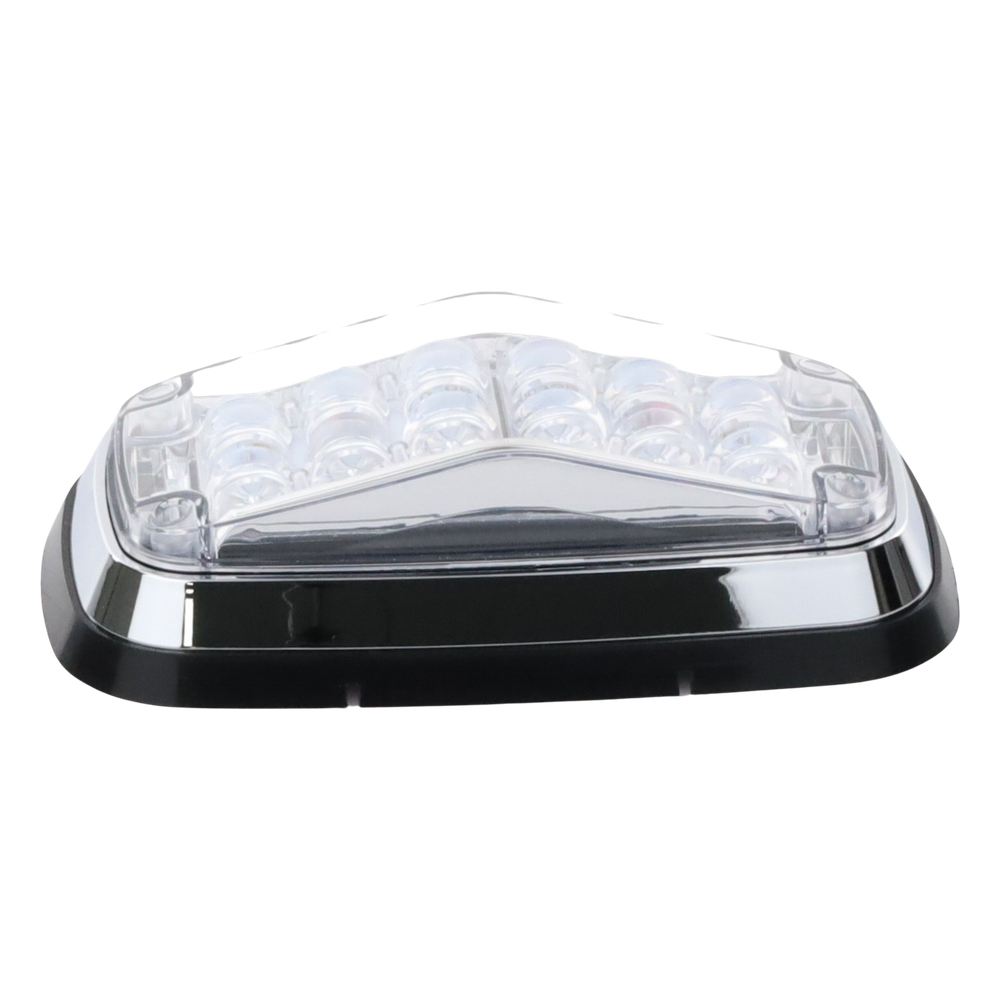 Luz de advertencia 8 X 4", Color Rojo / Claro, IP67, SAE, Ideal para Ambulancias