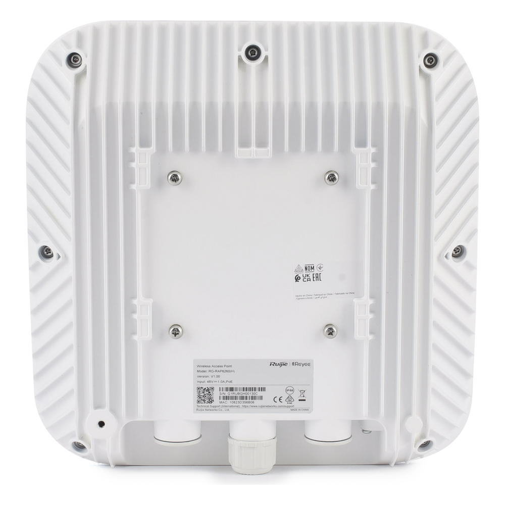 Punto de Acceso Mesh Wi-Fi 6 Industrial para Exterior Sectorial 60°, hasta 5.95 Gbps, MU-MIMO 4x4, Filtros Anti Interferencia y Auto Optimización con