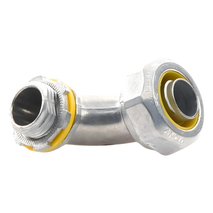 Conector Curvo para tubo tipo Liquidtight de 1/2" (13 mm). Compatible con ANC-COT12.