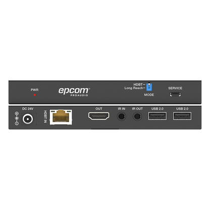 Kit Extensor HDMI con KVM | 4K@60Hz 4:4:4 | 150m en 1080 | 120m en 4K | HDBaseT | USB 2.0 | IR Bidireccional | POC | EDID