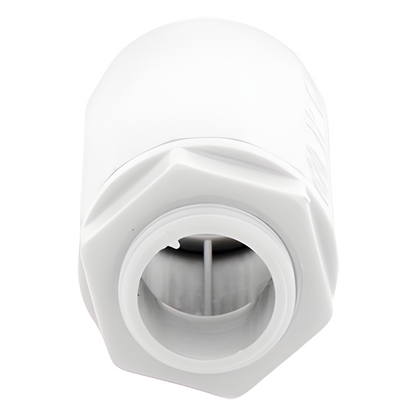 Conector de tubería rígida a caja (Racor), PVC Auto-extinguible, de 20 mm