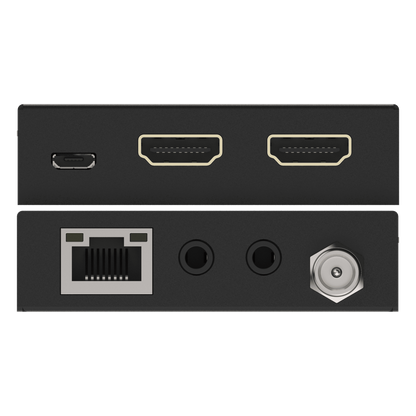 Extensor HDMI 4K@60Hz | PoC Bidireccional | HDR y Dolby Vision | Transmisión hasta 70m por CAT6 | Extractor Audio ARC Solo RX