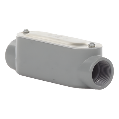 Caja Condulet tipo C de 3/4" (19.05 mm) Incluye tapa y tornillos.