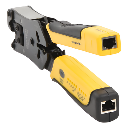 Pinza 3 en 1: Pelacables/ Terminado/ Probador para UTP. Enchufe Modular de Prueba para RJ45/RJ11/RJ22.
