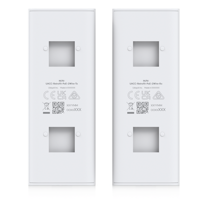 Kit Extensor PoE sobre 2 Hilos (Par Transmisor/Receptor) para Cable Par Trenzado o Coaxial, Entrada PoE++ y Salida PoE/PoE+, Incluye Adaptadores BNC