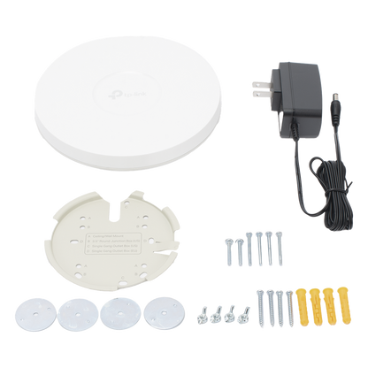 Punto de Acceso Omada / Wi-Fi 6 AX1800 MU-MIMO 2x2 / Mesh Omada / Alta Densidad de Usuarios / Configuración por Controlador o Stand-Alone / Para