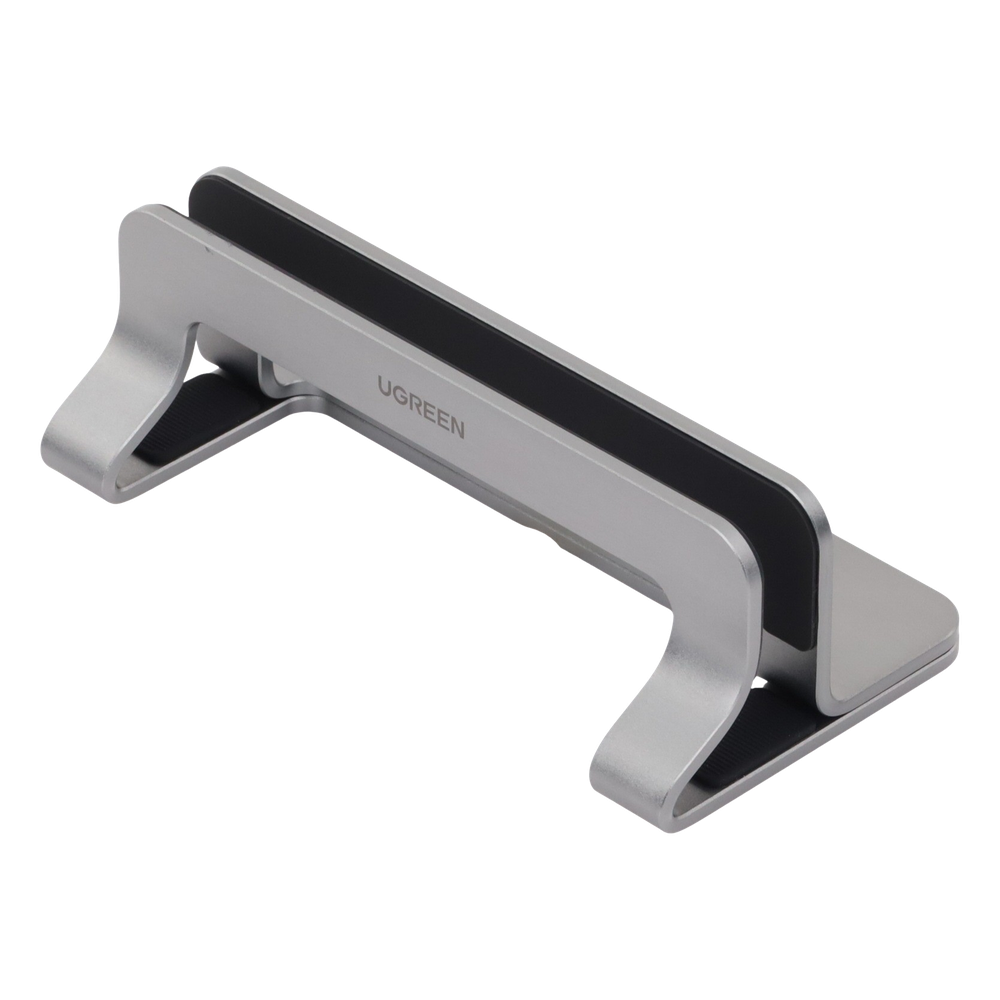 Soporte Vertical para Laptop / Adecuado para escritorio / Anchura Ajustable (12-26mm) / Amplia compatibilidad / Anti-Arañazos / Anti-Deslizante