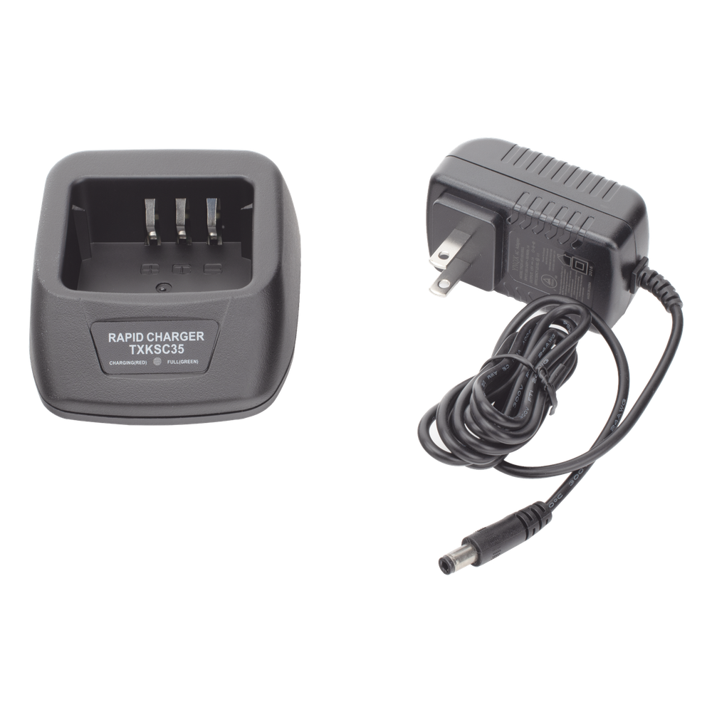 Cargador rápido de escritorio para baterias KNB45L, KNB63L y KNB-65L para Radios NX240/ NX340/ TKD240/ TKD340