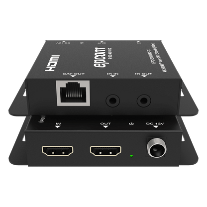 Kit Extensor HDMI | 4K30 hasta 100m | Cat6 | Transmisión sin Compresión | Soporta PoC Bidireccional | EDID y Audio 5.1CH