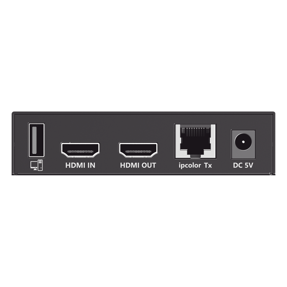 Kit Extensor KVM (HDMI y USB) hasta 120 metros | Transmite el Video y Controla tu DVR vía USB a distancia | Soporta resolución 4K @60Hz | Cat 6, 6a y