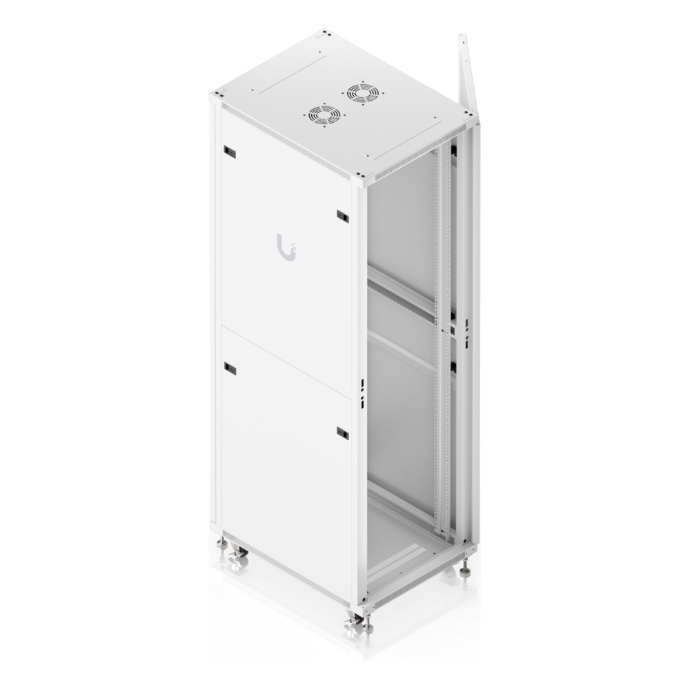 UACC Rack Cabinet 42U (600 × 800 mm) – Gabinete de Piso Totalmente Ensamblado con Ventiladores Integrados, Paneles Removibles, Ruedas con Seguro y