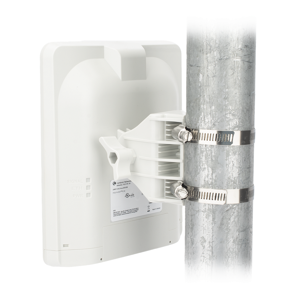 1 Gbps de capacidad / Suscriptor en 5 GHz / Force 4518 / 5 GHz / Antena Panel 18 dBi / Canales 20-40-80 MHz / MIMO 2x2 para una comunicación sin