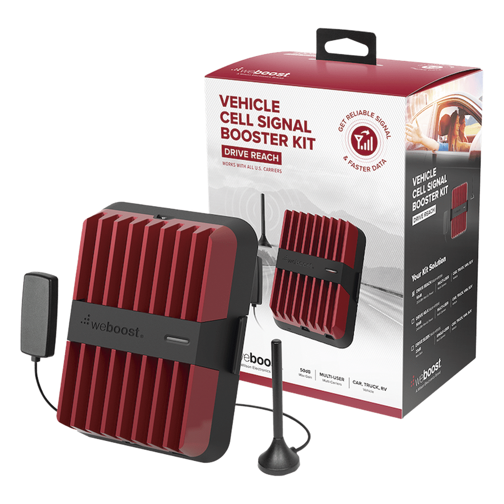 KIT de Amplificador de Señal Celular, DRIVE REACH | Capta Señal Celular de las Torres más Lejanas para que se Mantenga Comunicado y con Datos 4G LTE