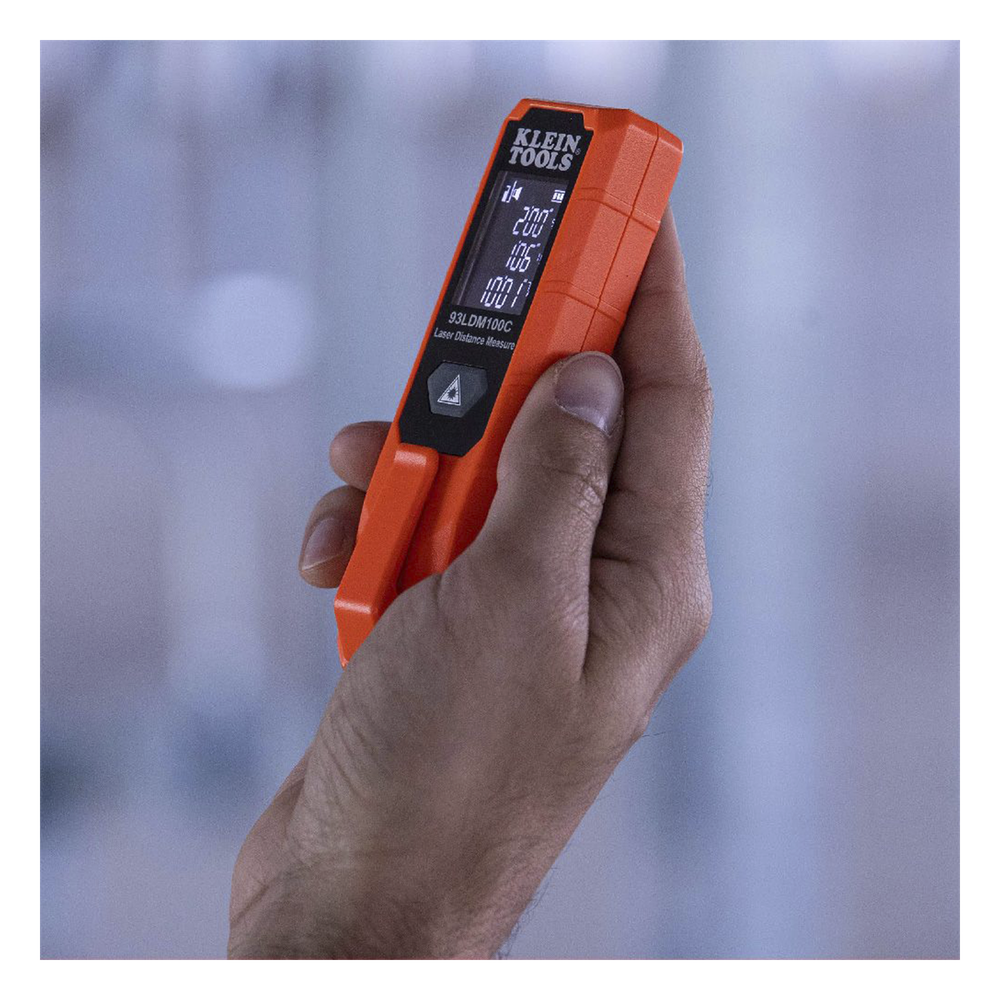 Medidor Compacto Láser de Distancias. Rango: 5.1 cm a 30.5 m / Opción cm o pulg. o Combinado / Clip para Bolsillo.