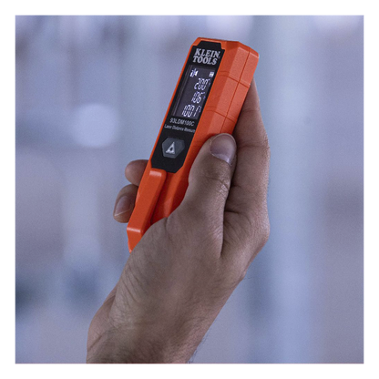 Medidor Compacto Láser de Distancias. Rango: 5.1 cm a 30.5 m / Opción cm o pulg. o Combinado / Clip para Bolsillo.
