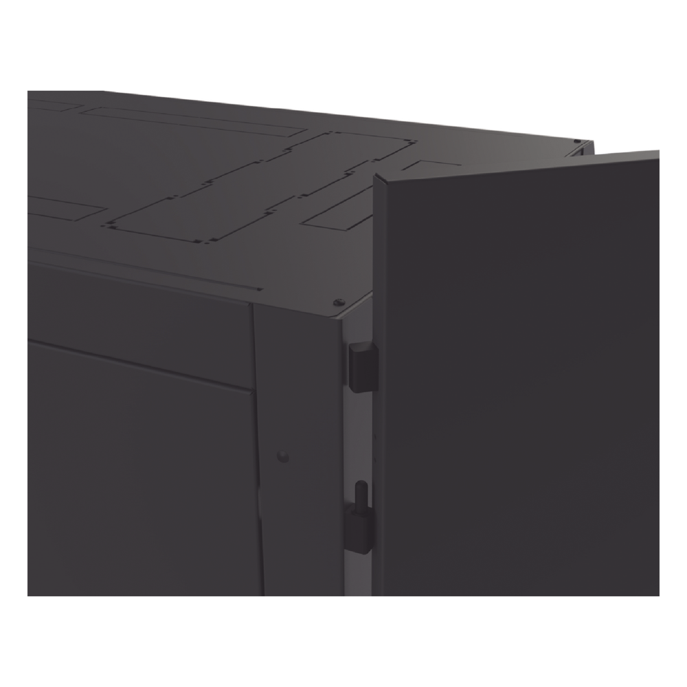 Gabinete Profesional para Telecomunicaciones de 45UR, 1200 mm Profundidad, Incluye 2 Organizadores Verticales de 45 Unidades de Rack, Se envía el