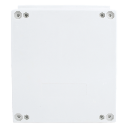 Gabinete de Poliéster IP65 Uso en Intemperie (250 x 300 x 140 mm) con Placa Trasera Interior de Plástico (Incluye Chapa y Llave).